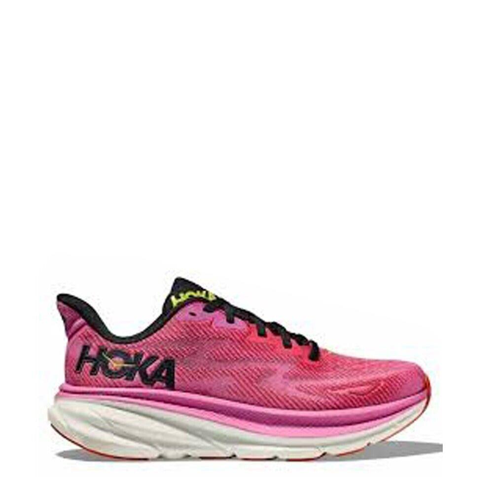 Women Size 6 Medium - Hoka One One Clifton 9 Raspberry Strawberry W - Pink