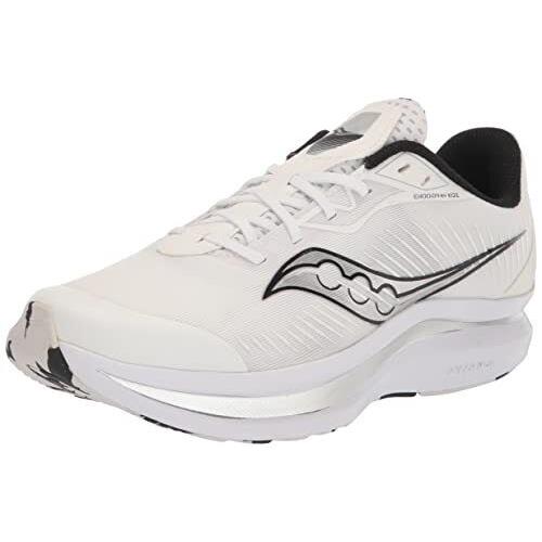 Saucony Endorphin Sneaker White/black 6 US Unisex Big Kid - White/Black