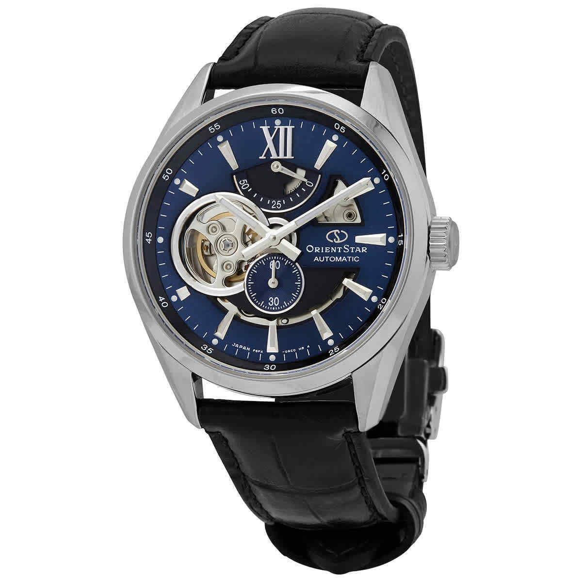 Orient Star Automatic Blue Dial Men`s Watch RE-AV0005L00B