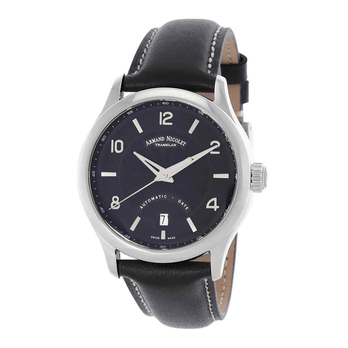 Armand Nicolet Automatic Black Dial Men`s Watch A840AAA-NR-P140NR2