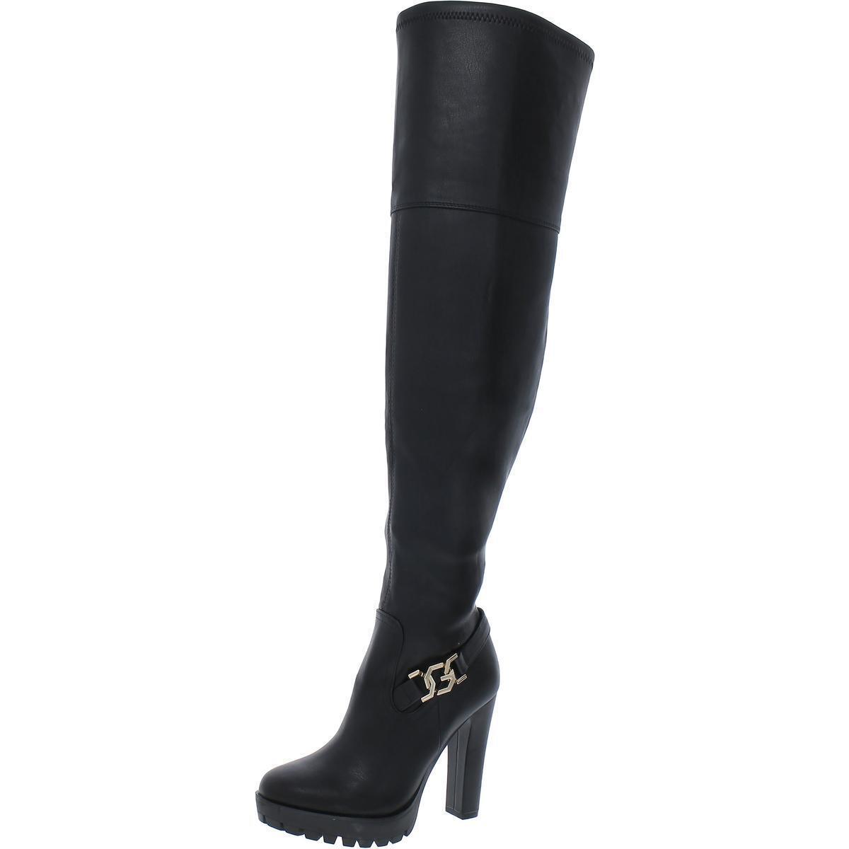 Guess Womens Tailia Black Over-the-knee Boots Shoes 8.5 Medium B M Bhfo 3769