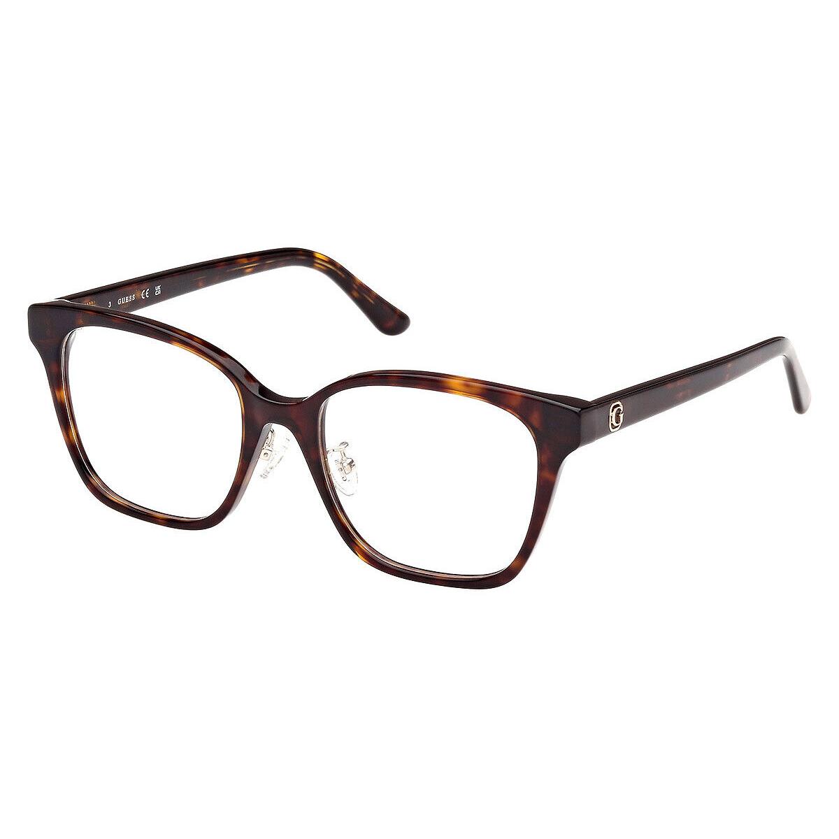 Guess GU50153-D-052-53 Havana Eyeglasses