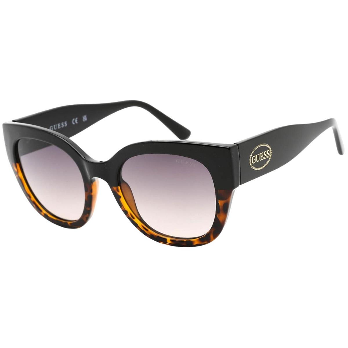 Guess Factory Women`s Sunglasses Shiny Black and Havana Plastic Frame GF6154 01B