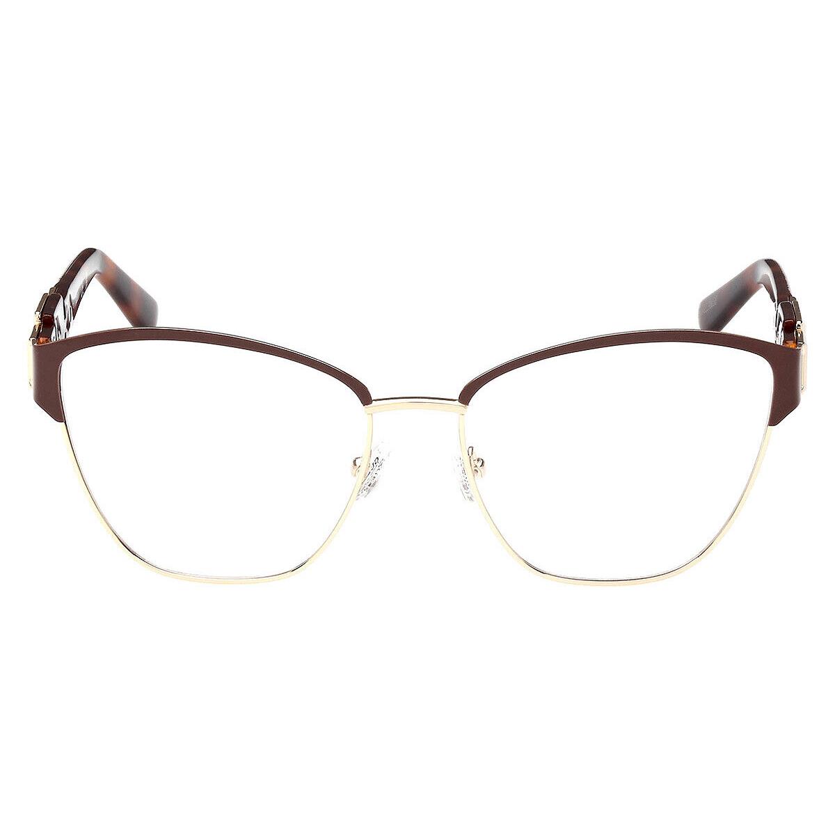 Guess GU2984 Eyeglasses Women Matte Dark Brown 54mm