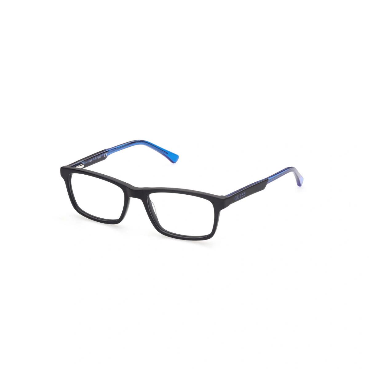 Guess GU9206 002 Black/ Blue Plastic Optical Eyeglasses Frame 49-16-135 GU 9131