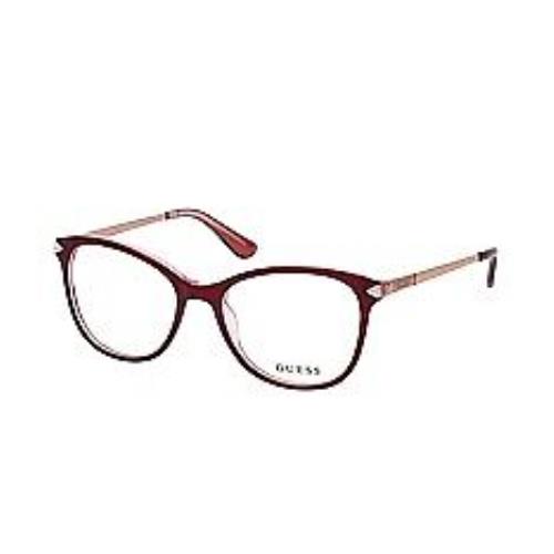 Guess GU2632-069-52 Brown Gold Eyeglasses