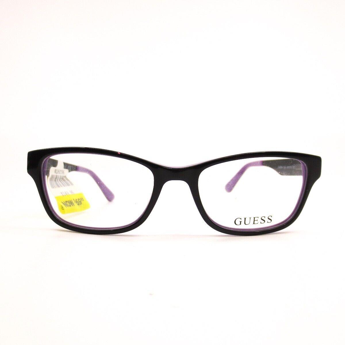 Guess GU9094 Blk Black Cat Eye Kids Girls Full Rim Eyeglasses Frames 48-16-130