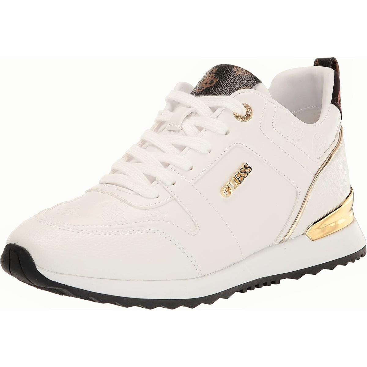 Guess Kadlin Women`s Logo Sneakers White Size 8