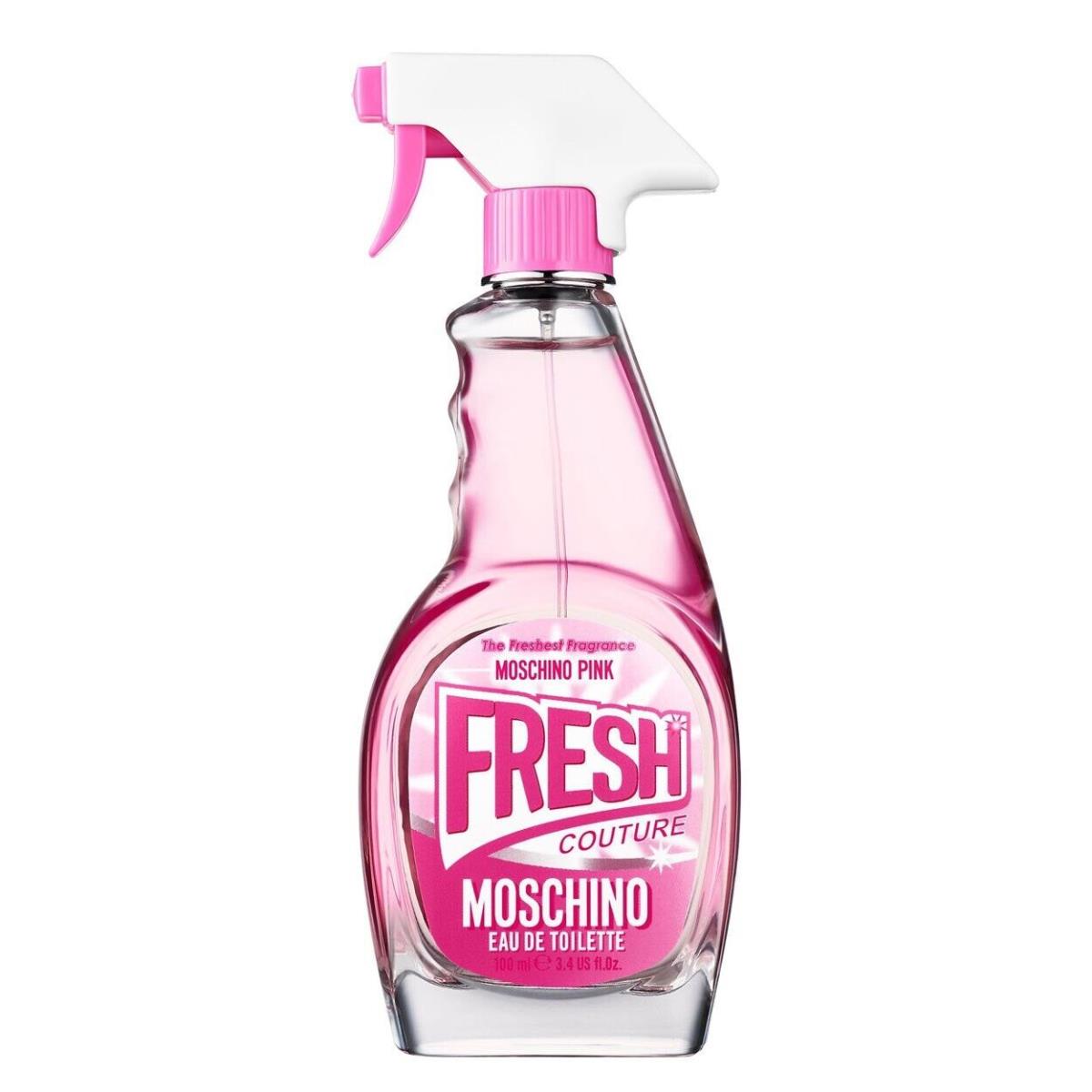 Moschino Pink Fresh Couture Eau de Toilette For Women 3.4 Fl. Oz. / 100ml