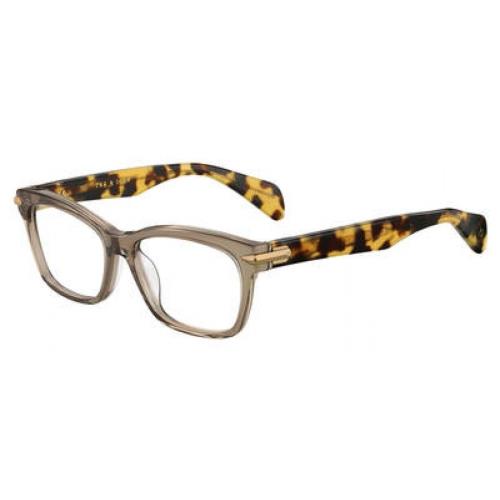 Rag Bone Rnb 3004 Eyeglasses 0WR9 Brown Havana