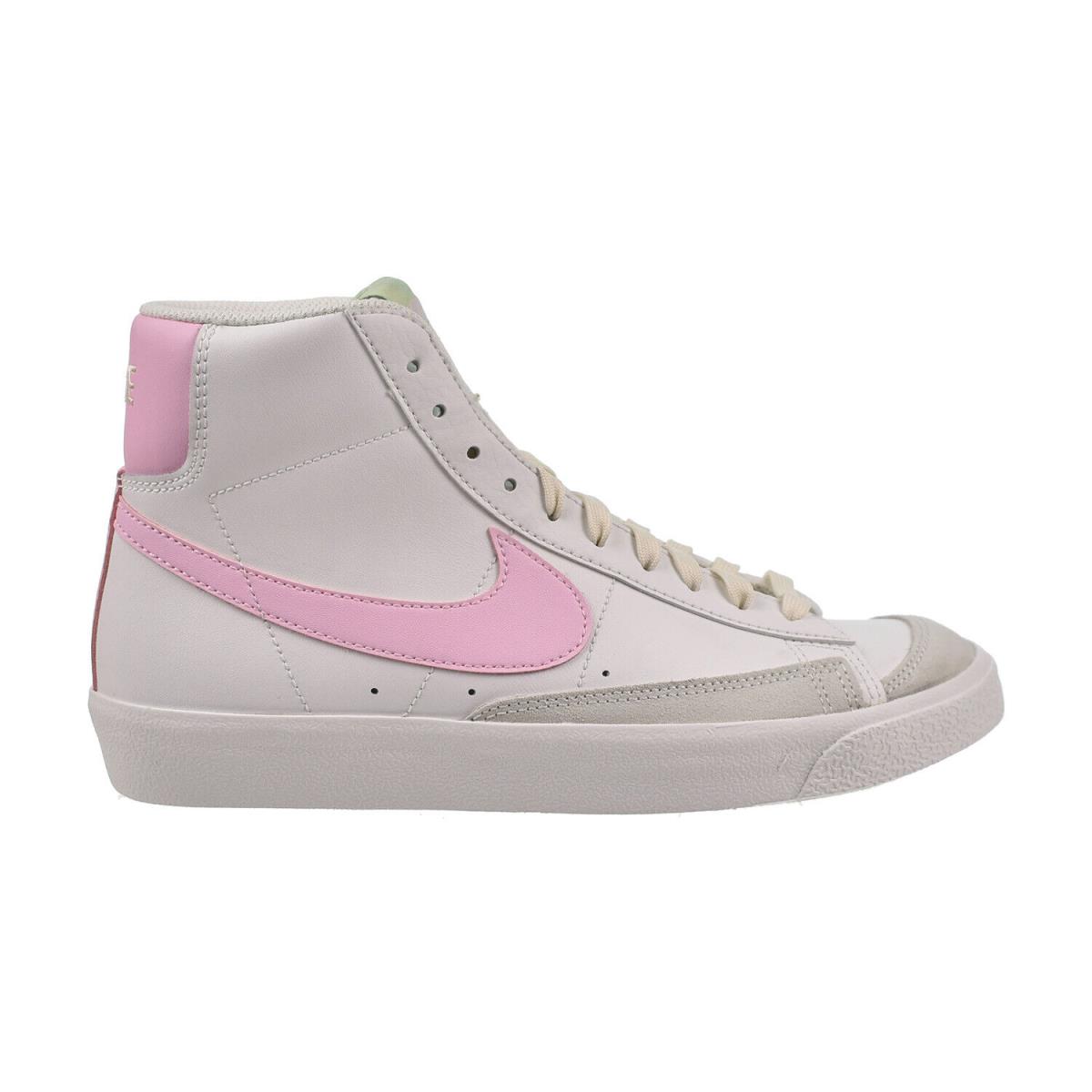 Nike Blazer Mid `77 GS Big Kids` Shoes White-pink Foam DA4086-106 - White-Pink Foam