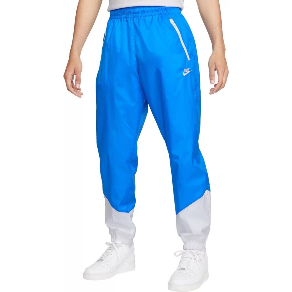 Nike Windrunner Woven Lined Pants Windbreaker SZ Blue White DX0653-406