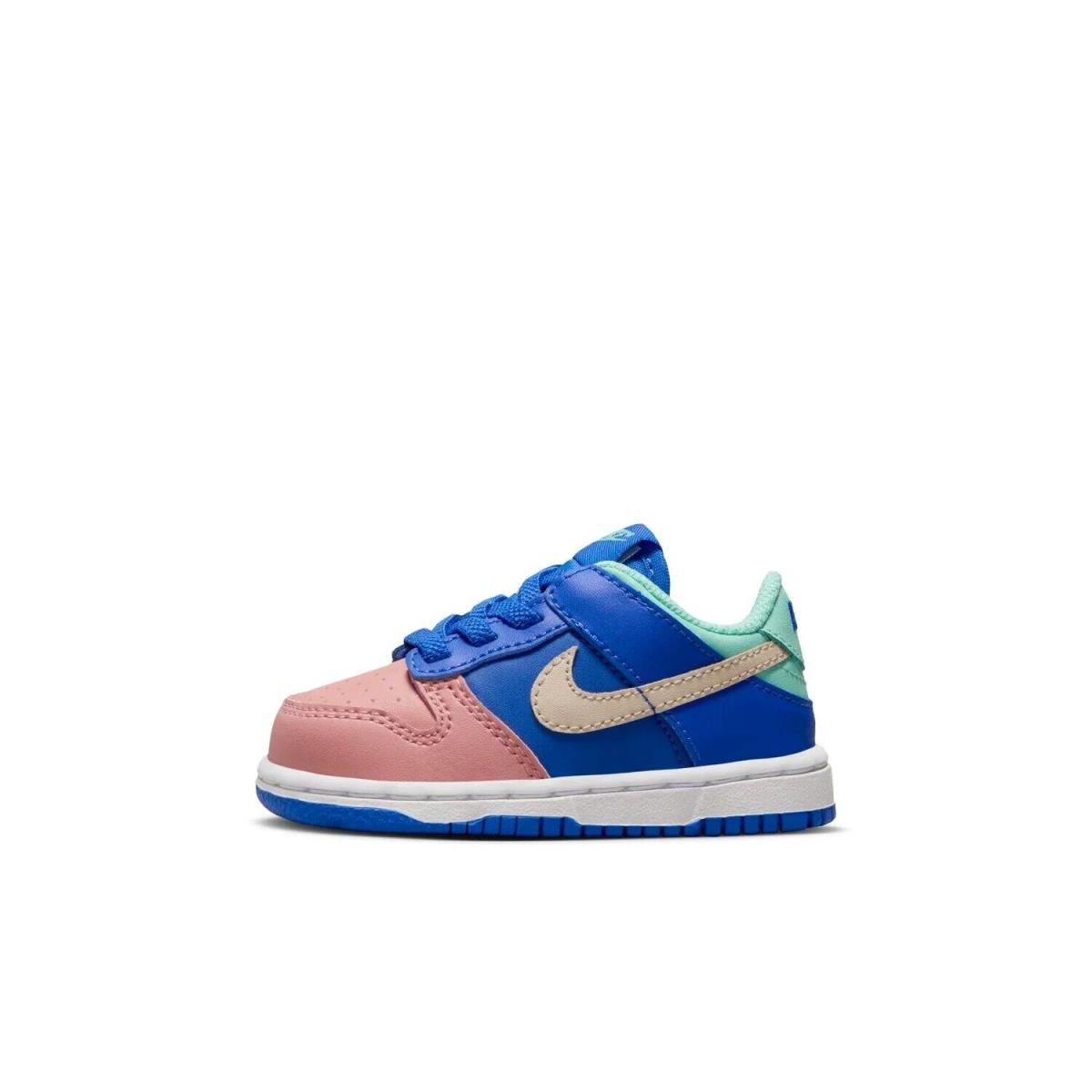 Toddler`s Nike Dunk Low SE Salmon Toe Hyper Royal/sanddrift FD8271 400 - Hyper Royal/Sanddrift