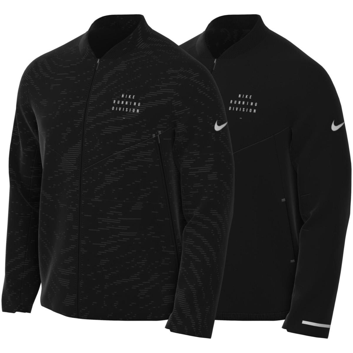 Nike Therma-fit Repel Run Division Men`s Reversible Running Jacket DM4626