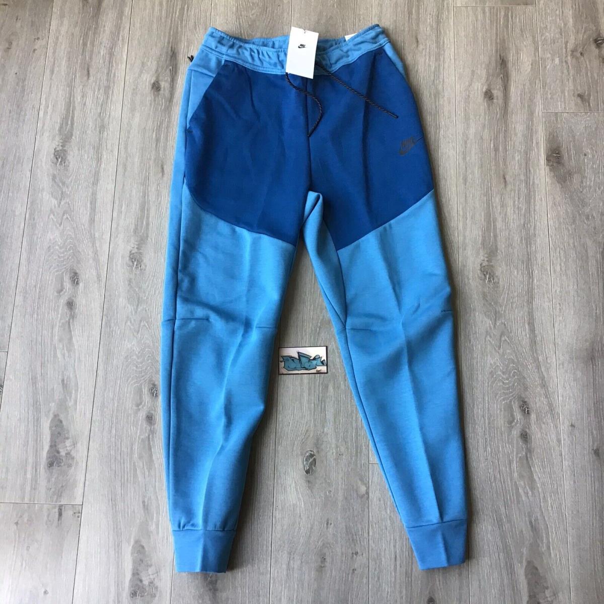 Nike Sportswear Men`s Tech Fleece Joggers Dutch Blue Size M - 3XL CU4495-469