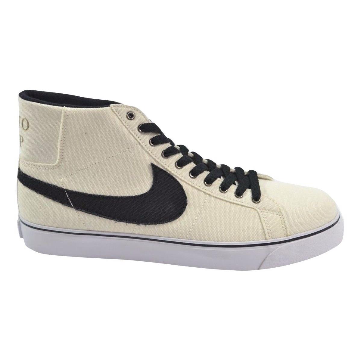 Nike Zoom Blazer SB Canvas Sail Black White Gum 647565-107 394 Men`s Shoes - Off White (Natural), Manufacturer: Sail/Black-White-Gum Yellow