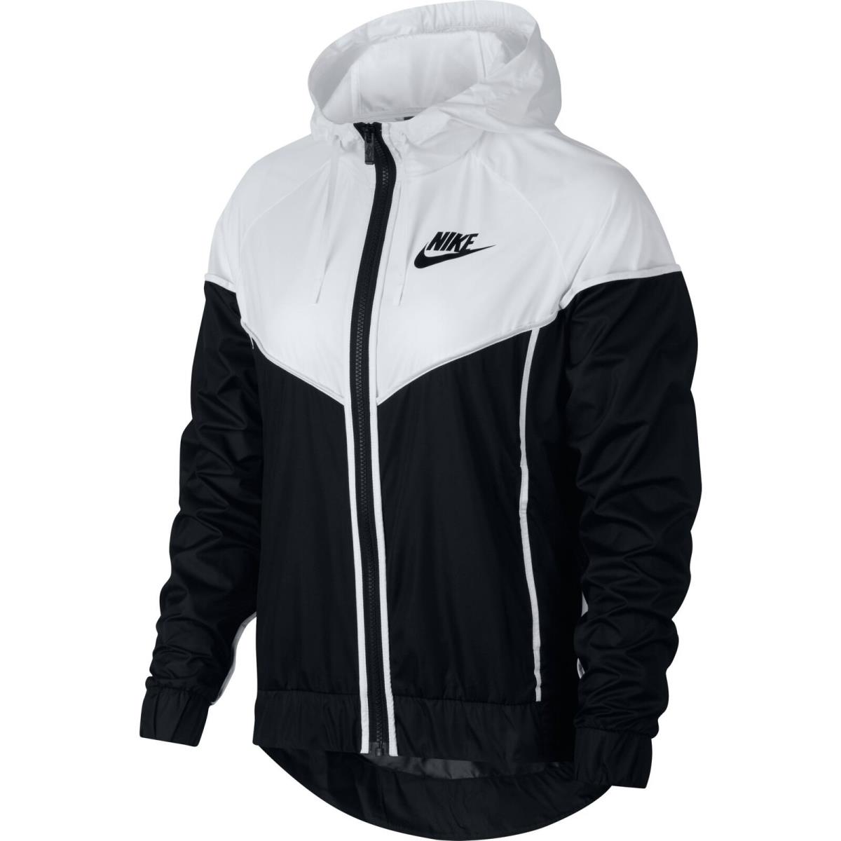 Nike Sportswear Windrunner Windbreaker Women`s Jacket White-black - White-Black