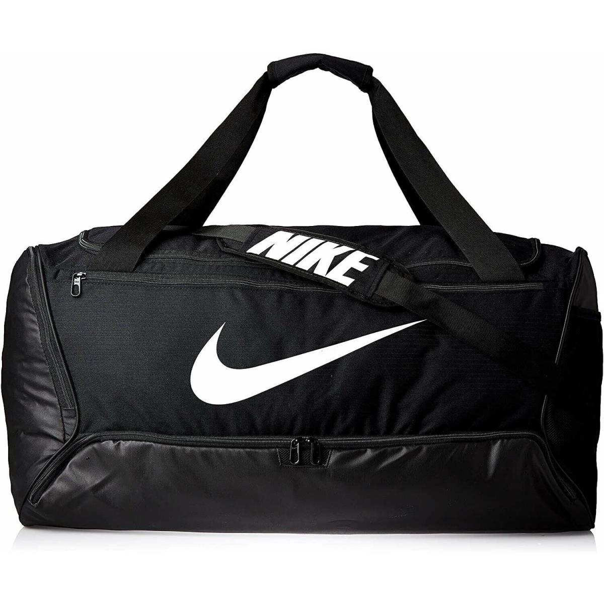 Nike Brasilia 9.0 Duffel Bag BA5966-010 Black/white Large