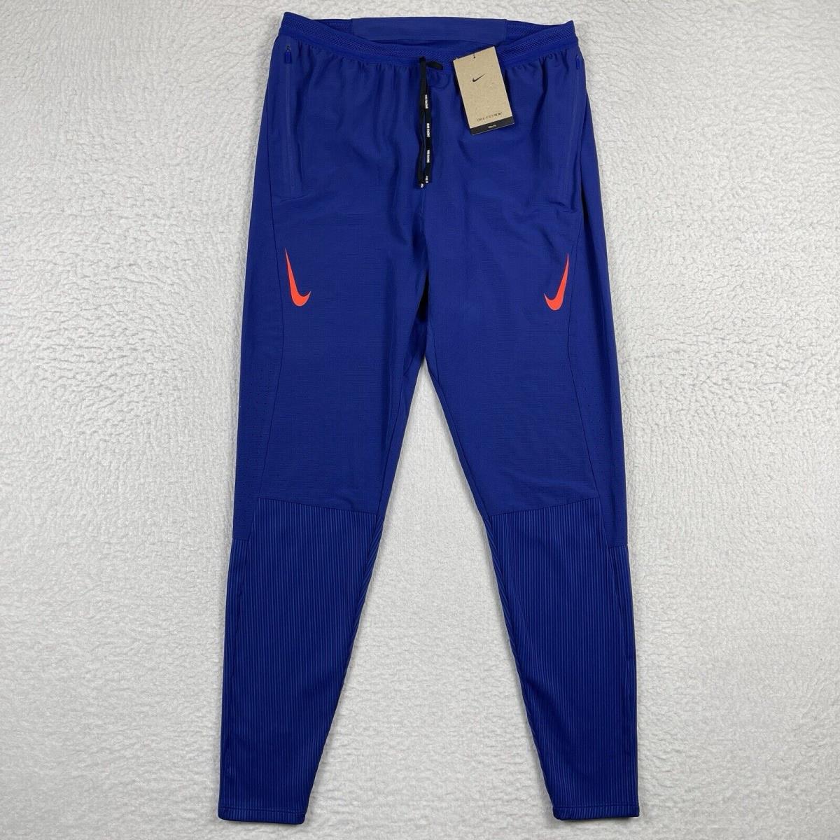 Nike Pants Mens Small Blue Dri Fit Adv Slim Fit Aeroswift Run Jog Activewear