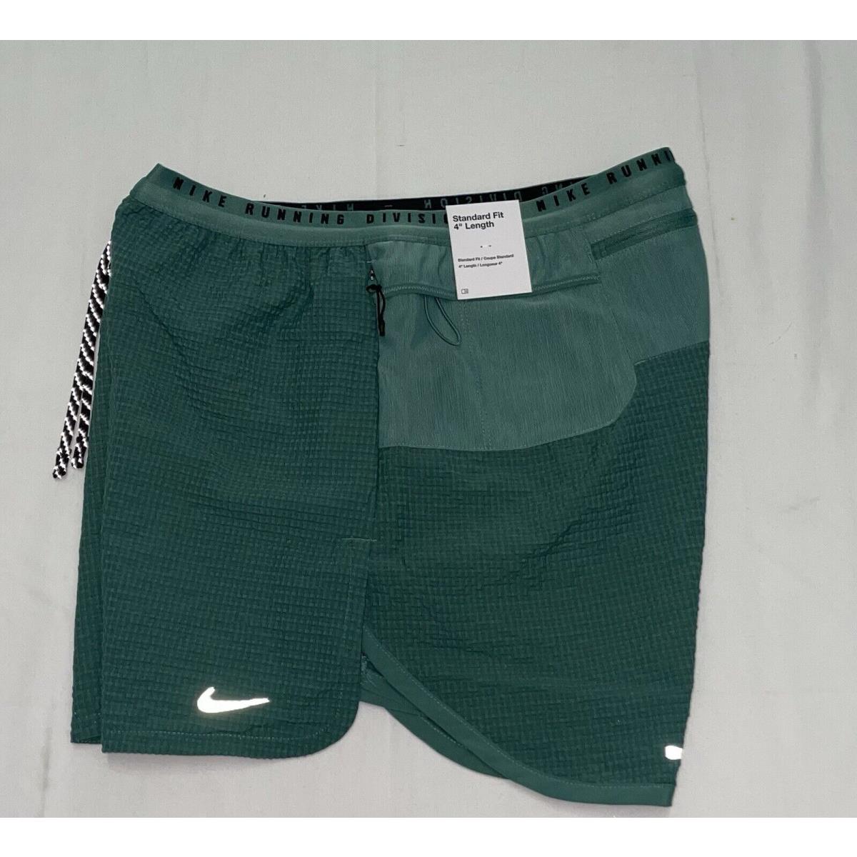 Nike Men`s Dri-fit Adv 4 Brief-lined Running Division Shorts Size Medium