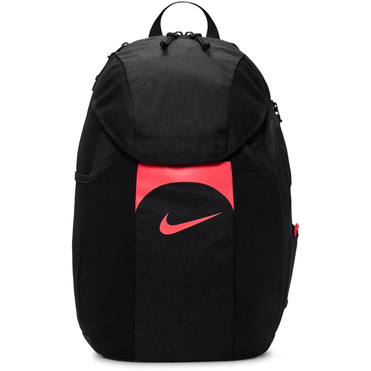 Nike Academy Team Backpack 30L 2.3 Black Red Storm Fit Bag DV0761 010