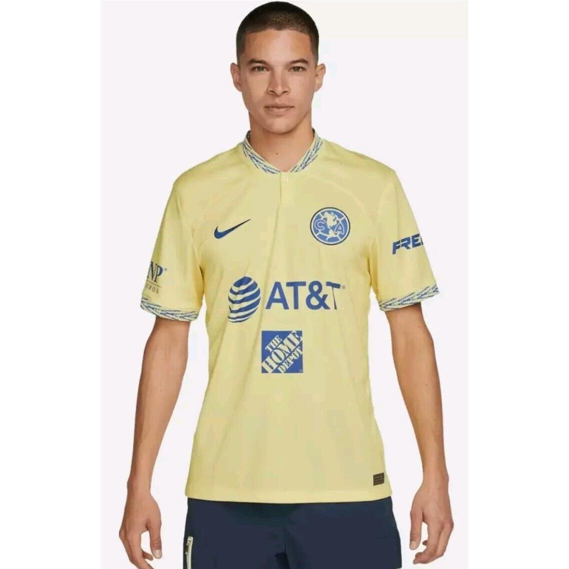 Nike Official Football Club America 2022-23 Home Jersey Size XL DJ7673-707