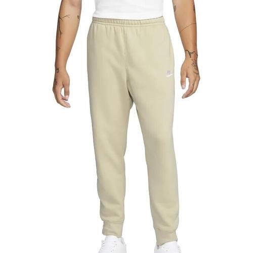 Nike Sportswear Club Fleece Jogger Pants Rattan White Mens Size 3XL BV2671-206