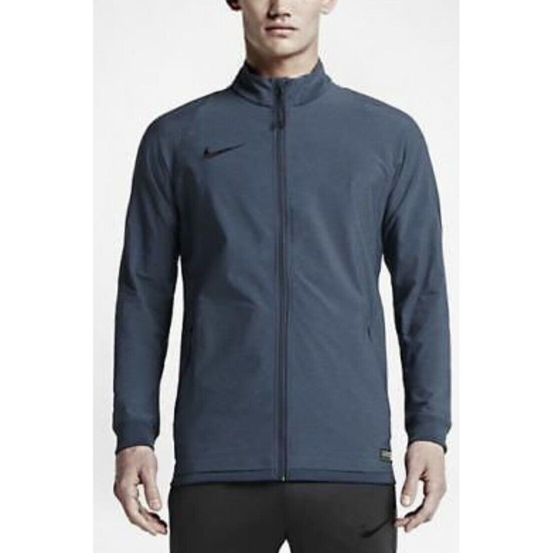 Nike Revolution Sideline Tretch Woven Soccer Jacket Blue 688377-464 Size XL