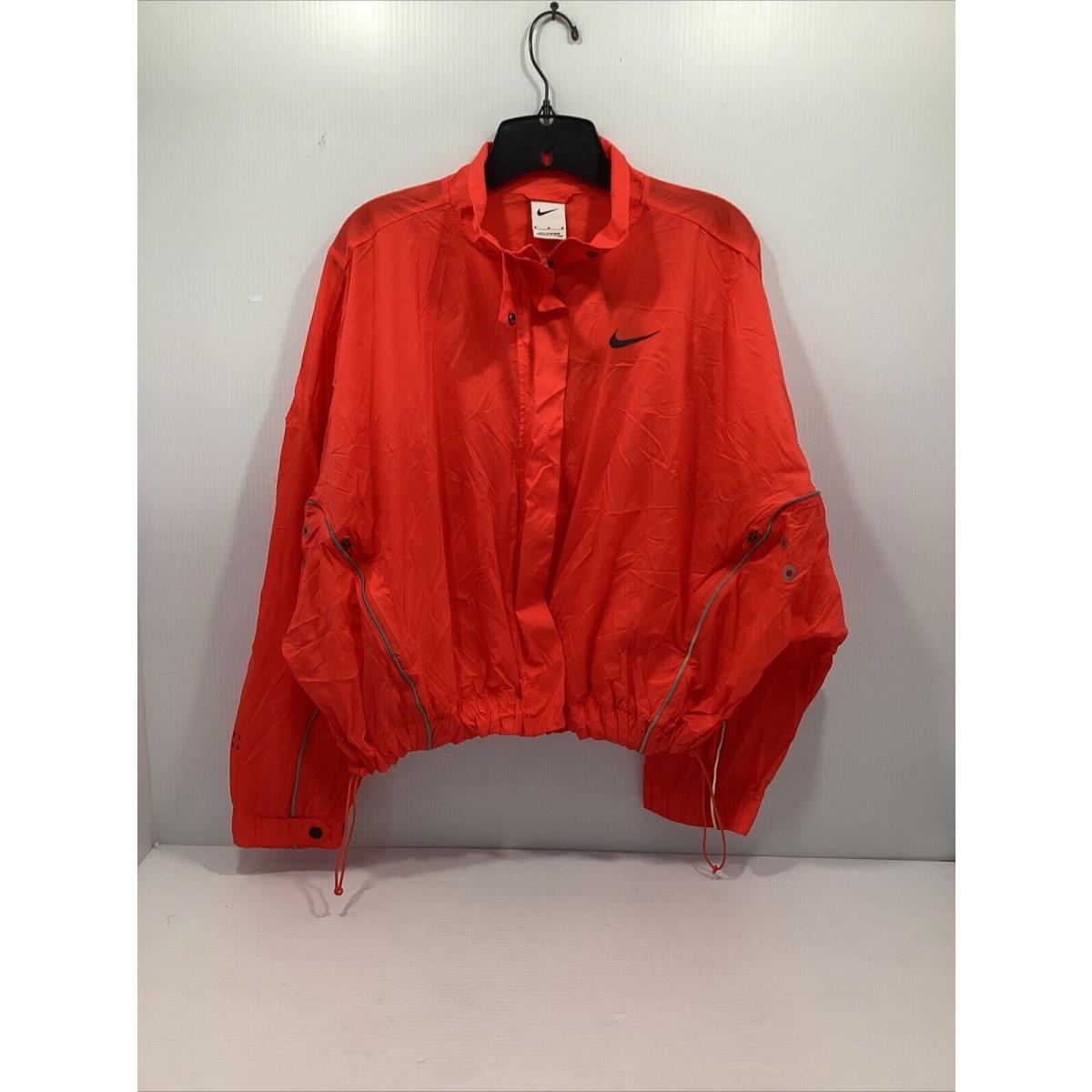 Womens Nike Running Rain Jacket Red DQ5957-696