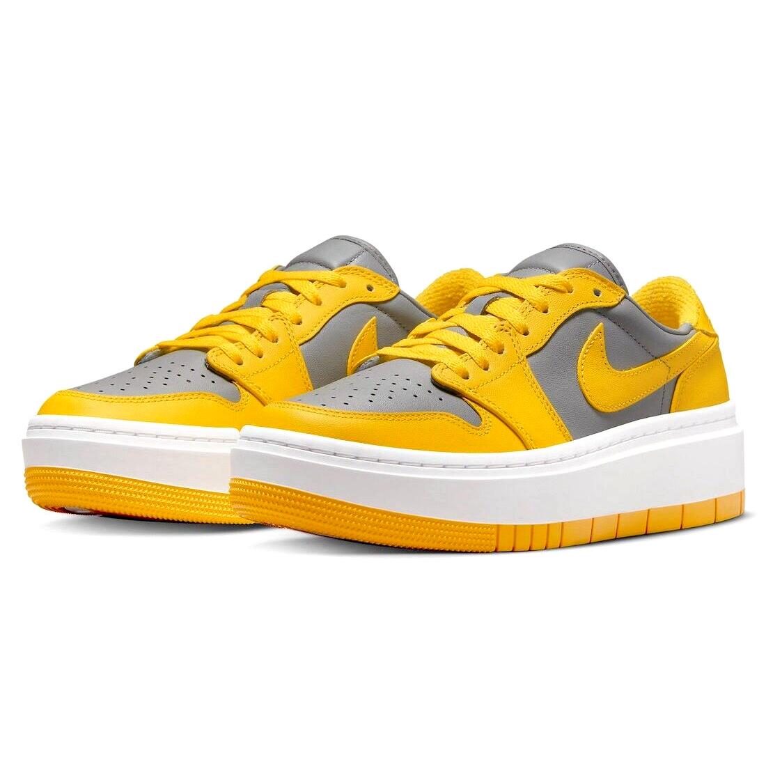 Nike Air Jordan 1 Elevate Low Womens Size 11 Shoes DH7004 017 Yellow Gray - Multicolor