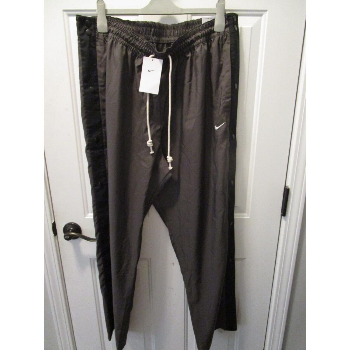 Nike Men`s Dna Tearaway Loose Fit Gray Basketball Pants Size Xxl