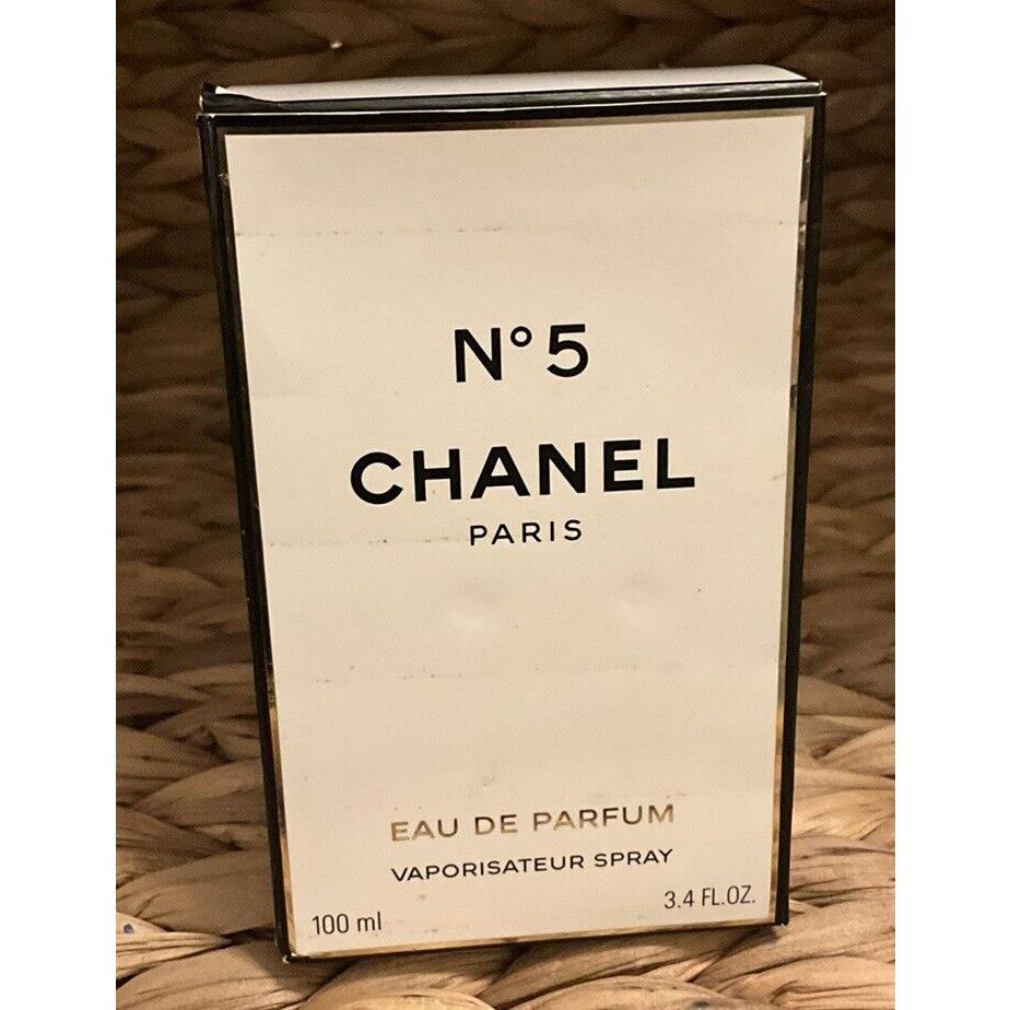 A Chanel No 5 - 100 ml Eau De Parfum Spray Made In France Rare Htf