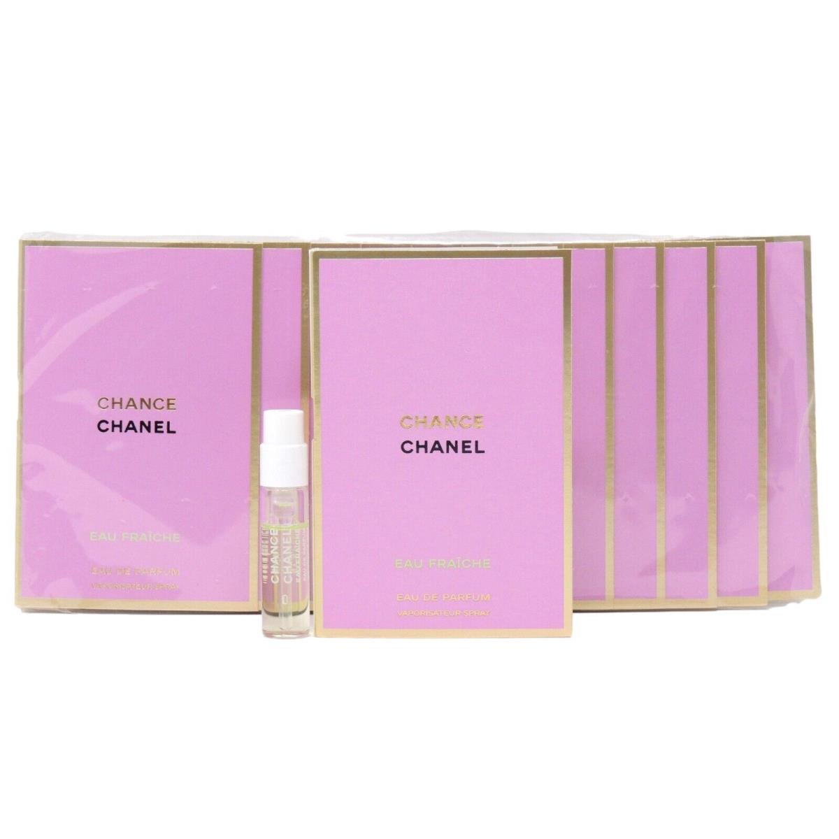 Chanel Chance Eau Fraiche Edp 1.5ml .05fl oz x 12 Perfume Spray Sample Vials