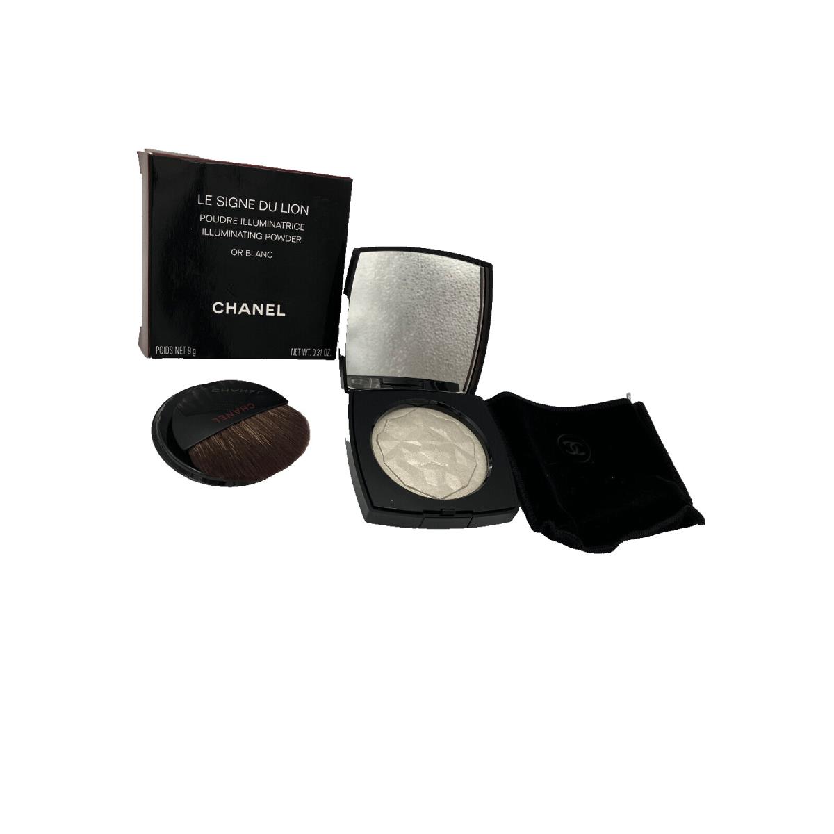 Chanel LE Signe DU Lion or Blanc Illuminating Powder White