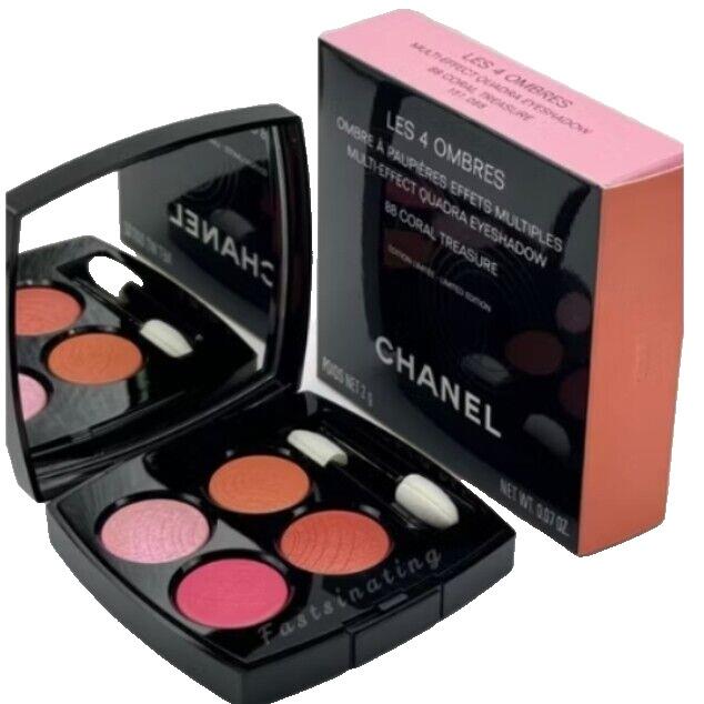 Chanel Les 4 Ombres 88 Coral Treasure Multi-effect Quadra Eyeshadow 2g