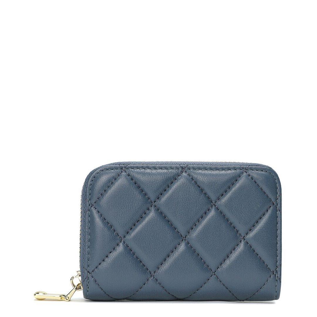 Chanel Tiffany Fred Paris Quilted Leather Card Holder Women`s