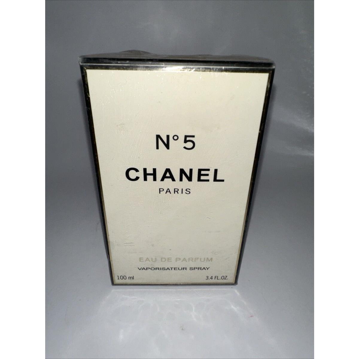 Chanel NO 5 Paris Eau DE Parfum 100 ML 3.4 Fl. Oz. Cellophane and Box