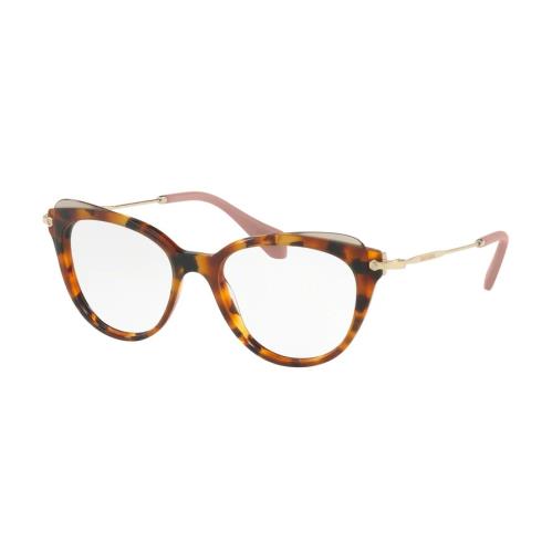 Miu Miu VMU01Q Eyeglasses 50-17-140 Havana W/demo Lens VX81O1 MU01QV