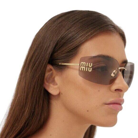 Miu Miu Square Metal Sunglasses