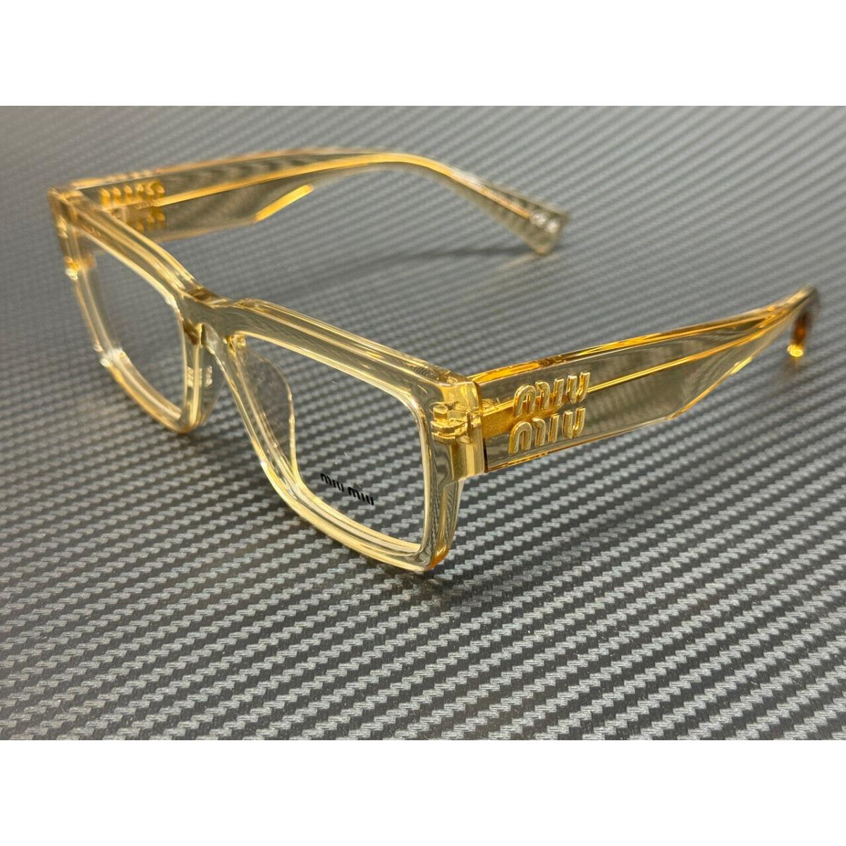 Miu Miu MU 02XV 11T1O1 Sand Transparent Women`s 52 mm Eyeglasses