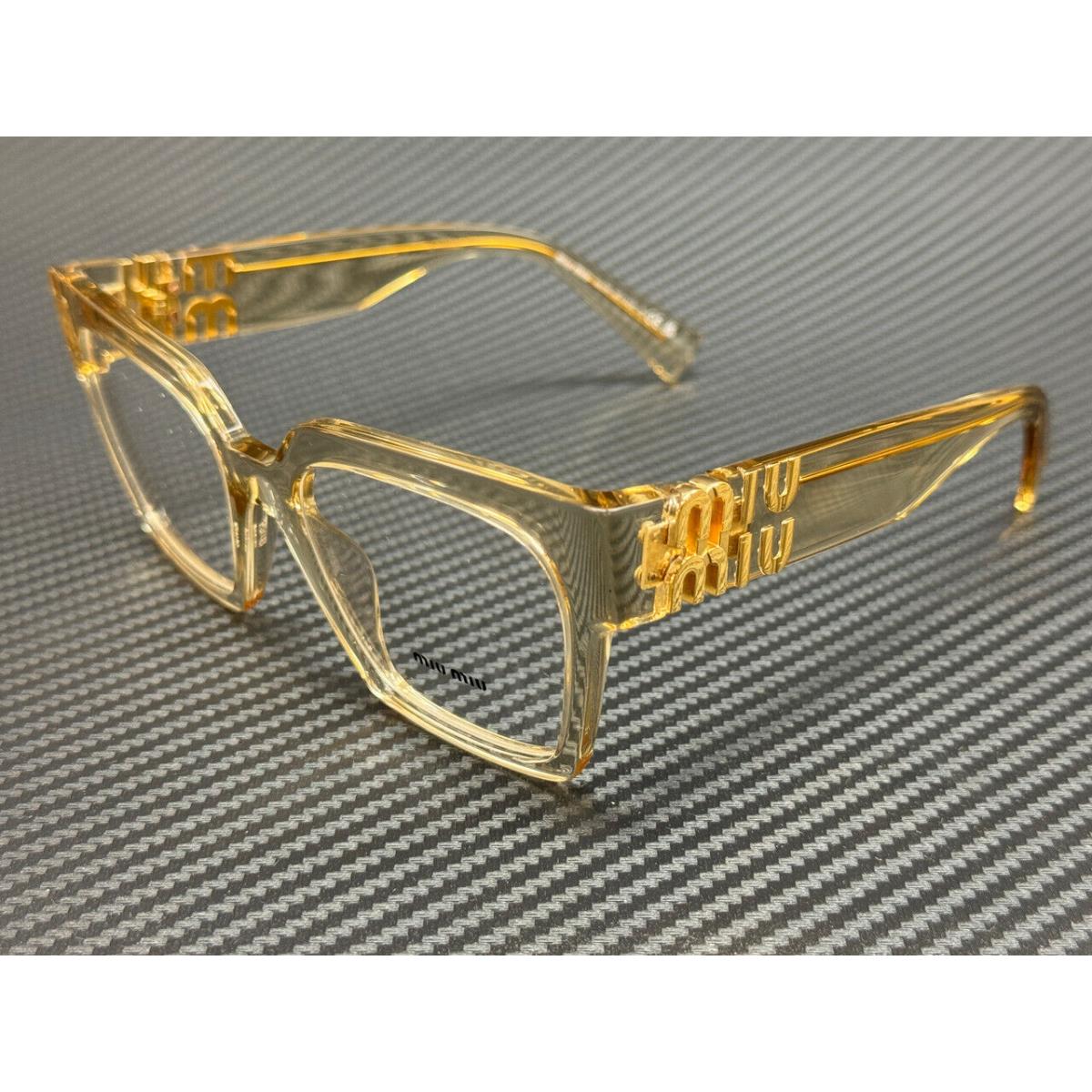 Miu Miu MU 04UV 11T1O1 Sand Transparent Women`s 52 mm Eyeglasses