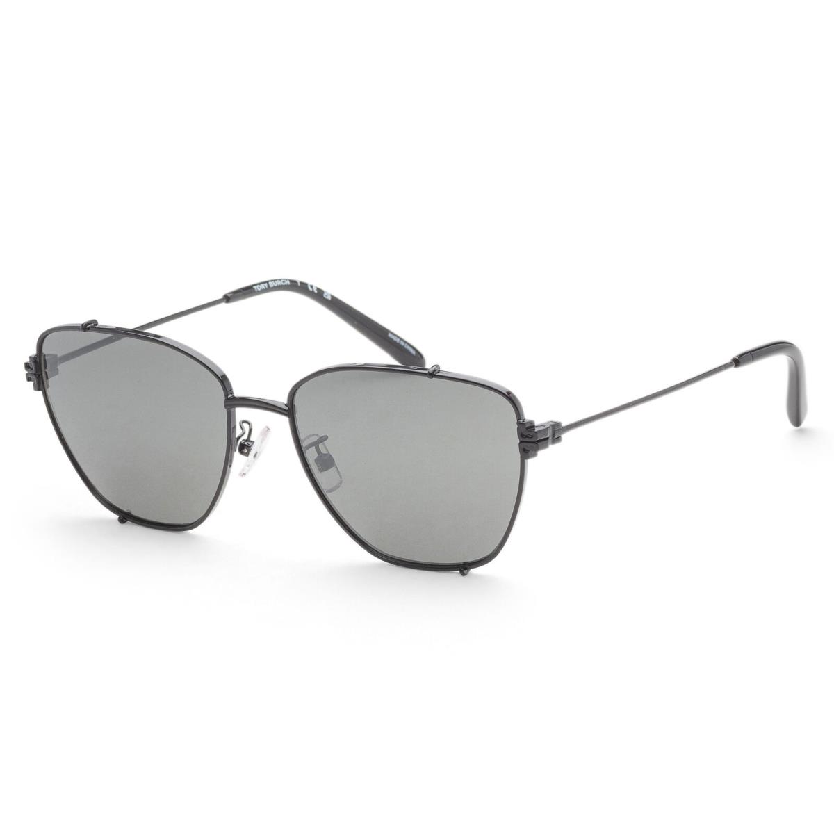 Women`s 55mm Shiny Black Sunglasses TY6105-32826V-55 by Tory Burch