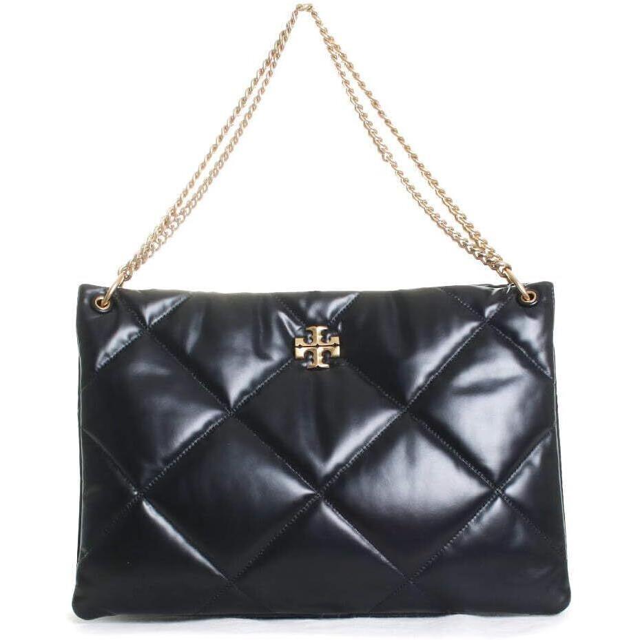 Tory Burch Hb Kira Diamond Quilt Hobo Black OS