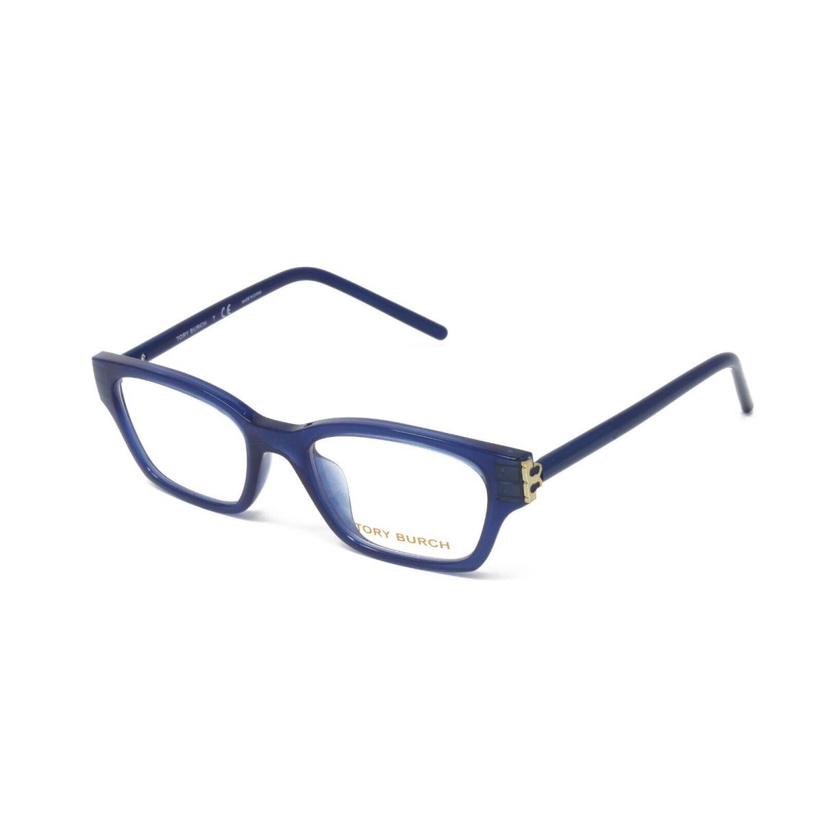 Tory Burch Eyeglasses Women`s Cat Eye TY4009U 1844 Milky Navy 48mm