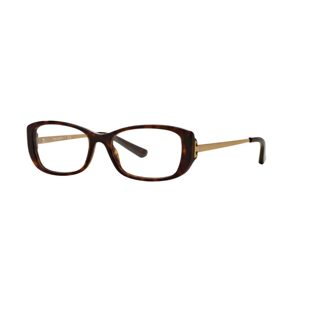 Tory Burch TY2062 Women`s Plastic Eyeglass Frame 1033 Dark Tortoise 51-16 Petite