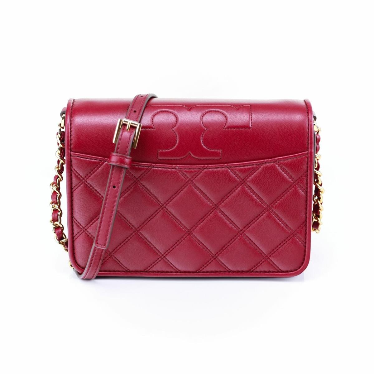 Tory Burch Savannah Combo Crossbody in Imperial Garnet