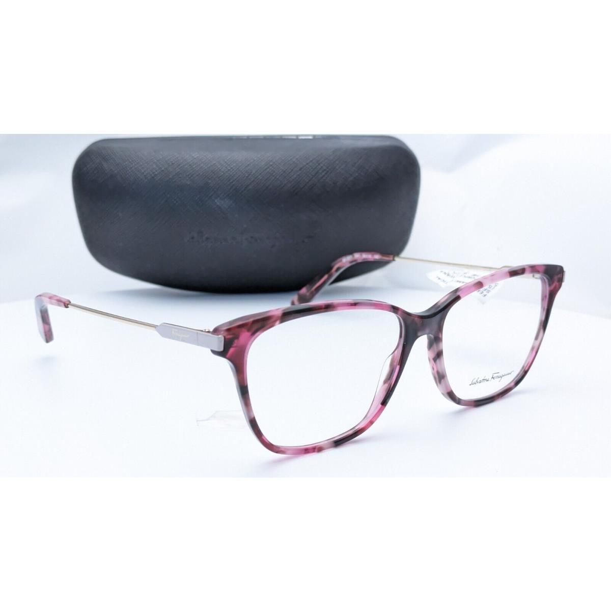 Salvatore Ferragamo SF2851 541 Purple Tortoise Rectangle Womens Eyeglasses 54mm