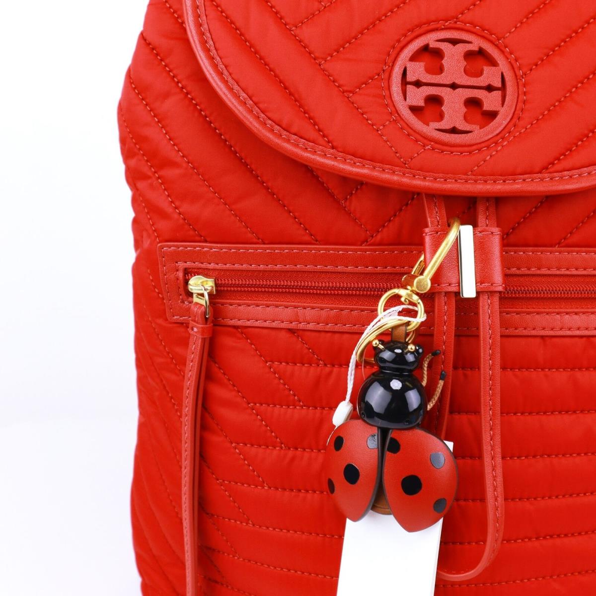 Tory Burch Ladybug Keychain Bag Charm