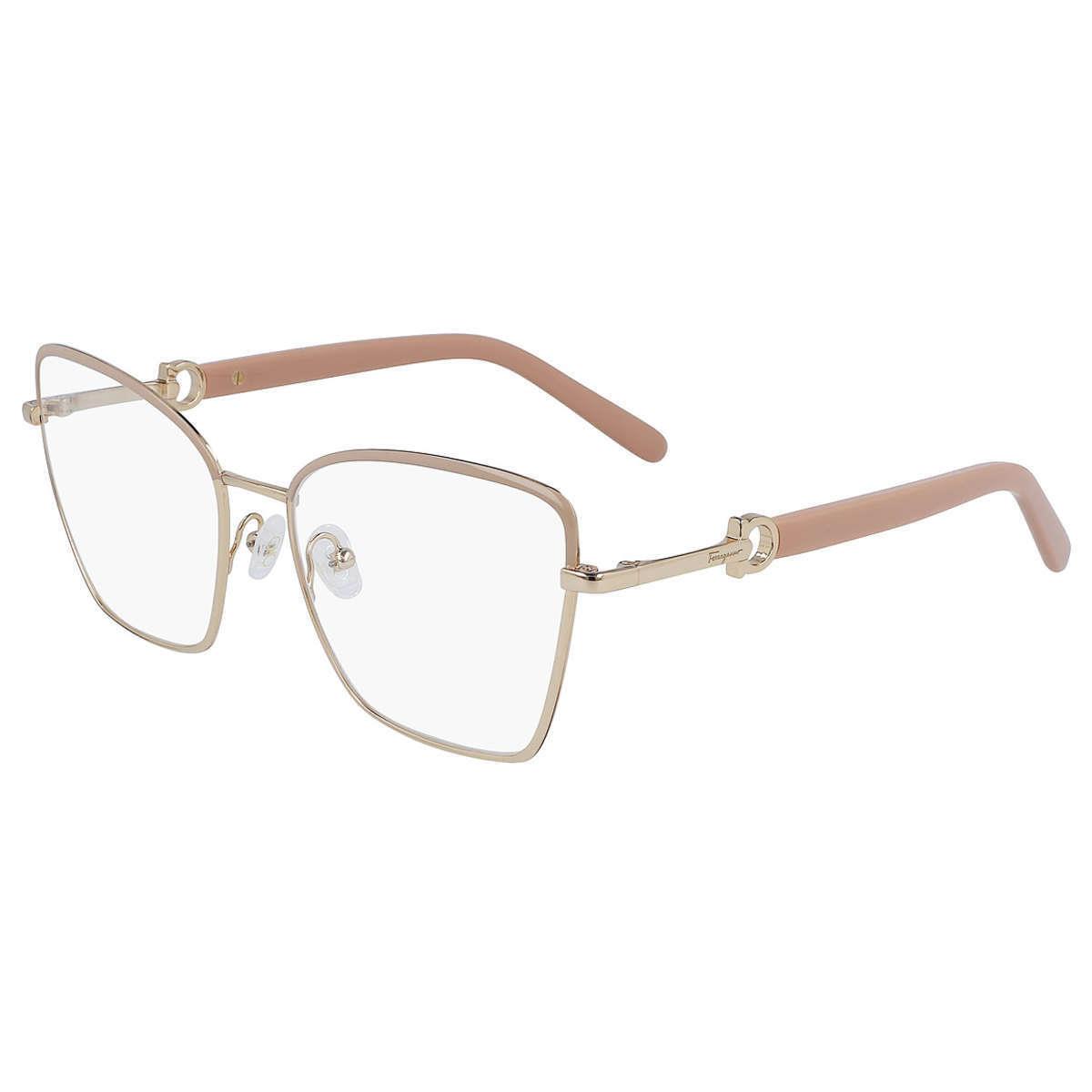 Salvatore Ferragamo Women`s Cat-eye 54mm Eyeglasses Frames Rose Gold