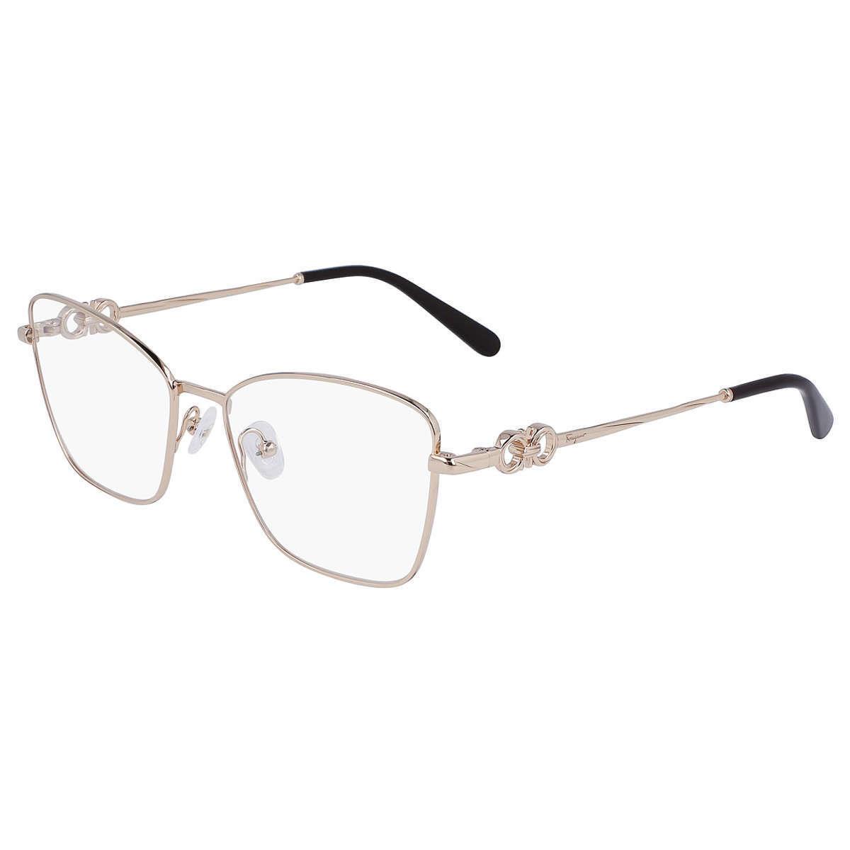 Salvatore Ferragamo Women`s Cat-eye 54mm Eyeglasses Frames Rose Gold